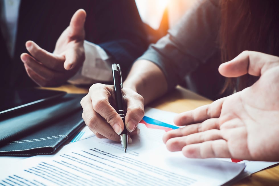 Businessperson Signing a Contract